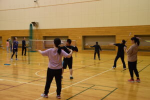 バドミントン初心者教室